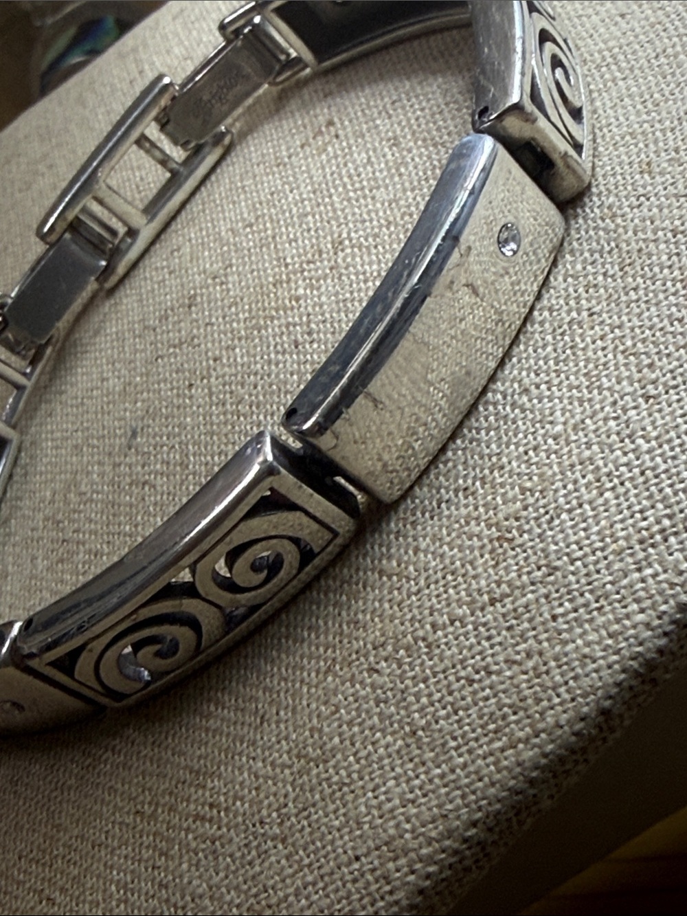 Brighton Silver-Tone Spiral Link Bracelet - Picture 4 of 5